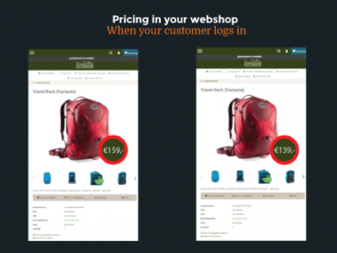 Advanced Product Pricing app CCV Shop