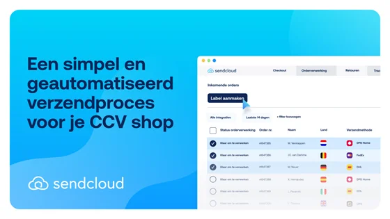 Sendcloud - CCV Shop